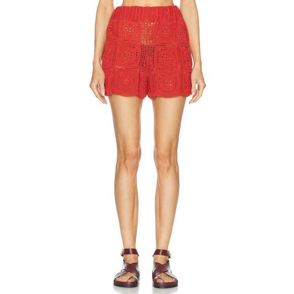 NEW ALL THAT REMAINS auri shorts in red - Picture 1 of 5